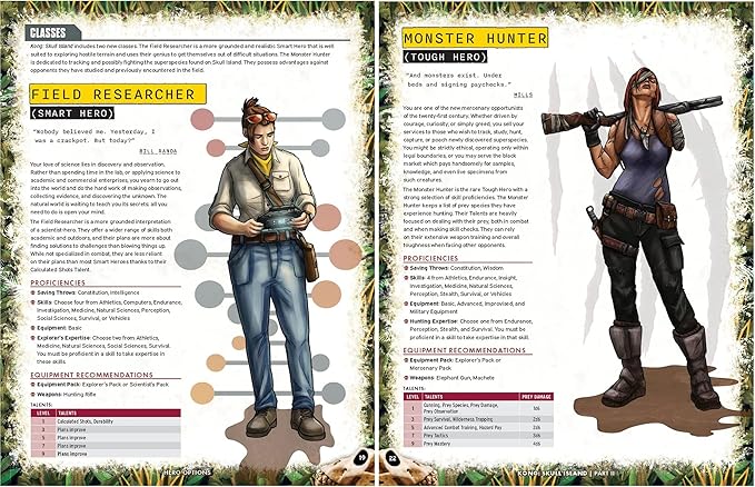 Everyday Heroes Kong: Skull Island Cinematic Adventures Roleplaying Game Orange