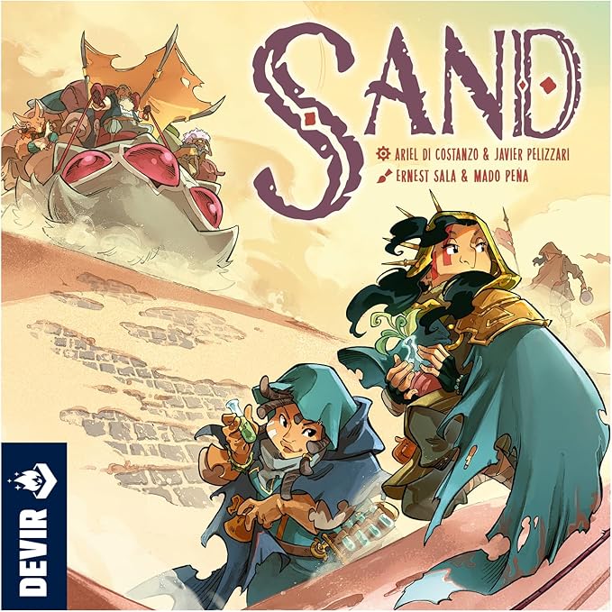 Sand by Devir Strategy Board Game for 1 to 4 Players and Ages 14+