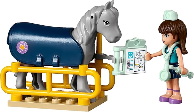 LEGO 41125 Horse Vet Trailer Building Kit (370 Piece)