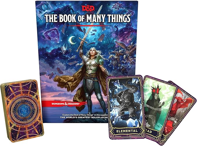 Dungeons &amp Dragons The Deck of Many Things - Includes The Book of Many Things