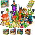 4-in-1 Magnetic Blocks with 24 Light Up Blocks 200PCS Magnetic Building Blocks with 8 Base Plates Screen-Free Magnetic Building Cubes Toy Easter Birthday Gifts for Boys Girls Age 3+