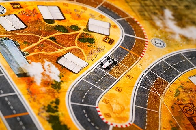 Asmodee Heat: Rocky Roads Board Game Expansion - 2 New Tracks 1966 Championship Season Sliding Skirts Mechanic &amp New Cards Strategy Game for Kids &amp Adults Ages 10+ 1-7 Players 60 Min Pla