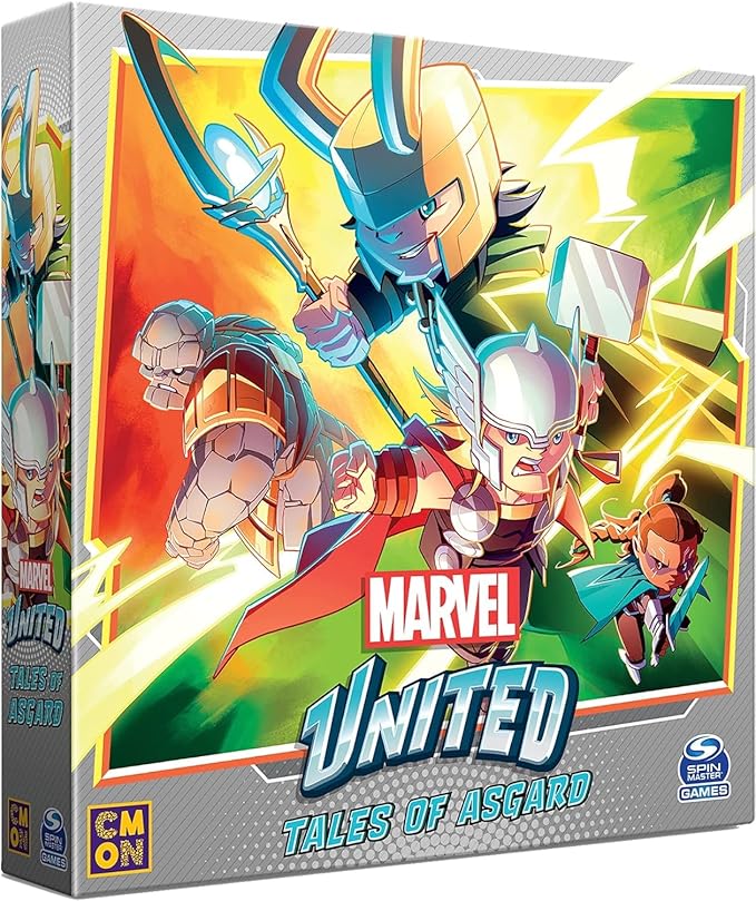 CMON Marvel United Tales of Asgard Expansion | Tabletop Miniatures Game | Strategy Game | Cooperative Game for Adults and Kids | Ages 14+ | 1-4 Players | Average Playtime 40 Minutes | Made by CMON