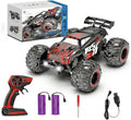 Remote Control Car 2.4GHz high Speed 20km/H 1:16 Scale 4 * 4 Off-Road RC Truck High Speed All-Terrain Racing Vehicle with 2*Rechargeable Batteries LED Lights Gifts for Kids &amp Adults
