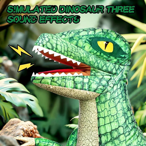 2.4GHZ Remote Control Inflatable Dinosaur Toy for KidsElectric Toy Dinosaur with 360°RotationForward &amp BackwardRechargeable Walking Dinosaur Toy for Boys Kids Age 6-8 8-12 Birthday Gifts