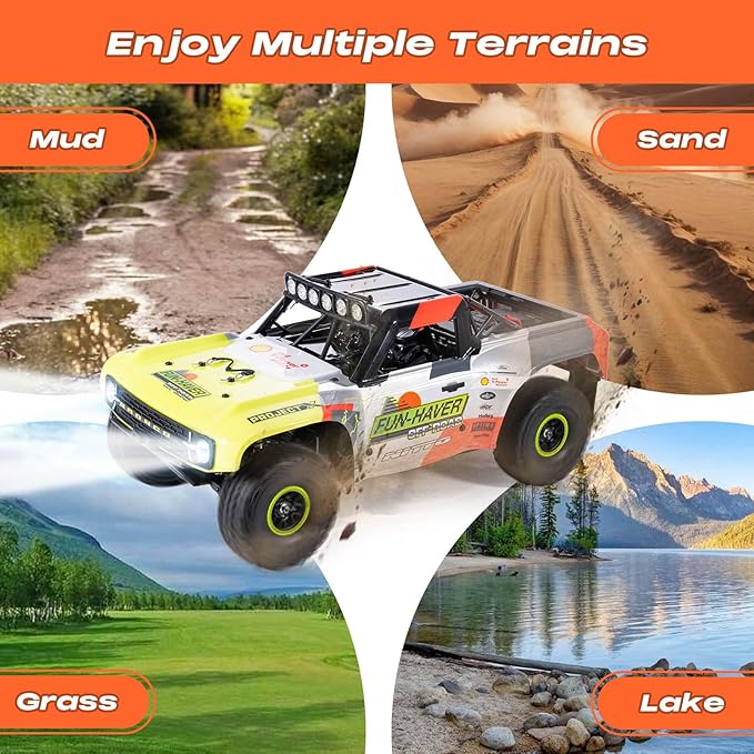 BEEZRC FMS 1/7 Ford Bronco RTR EB RC Short Course Truck Fast 80km/h High Speed RC Off-Road Brushless 4x4 RC Truck RC Car Hobby RC Waterproof Remote Control Car for Adults RS Racing Livery 2025