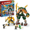 LEGO NINJAGO Lloyd and Arin’s Ninja Team Mechs 71794 Building Toy Set Featuring 2 Mechs and 5 Minifigures Idea for Teen Boys Girls and Kids Ages 9 and Up who Love Ninja Adventures