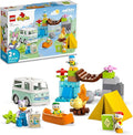 LEGO DUPLO Disney Mickey and Friends Camping Adventure 10997 Toddler Building Toy Set Features 4 DUPLO Toy Figures: Daisy Duck Huey Dewey and Louie to Inspire Creative Role Play