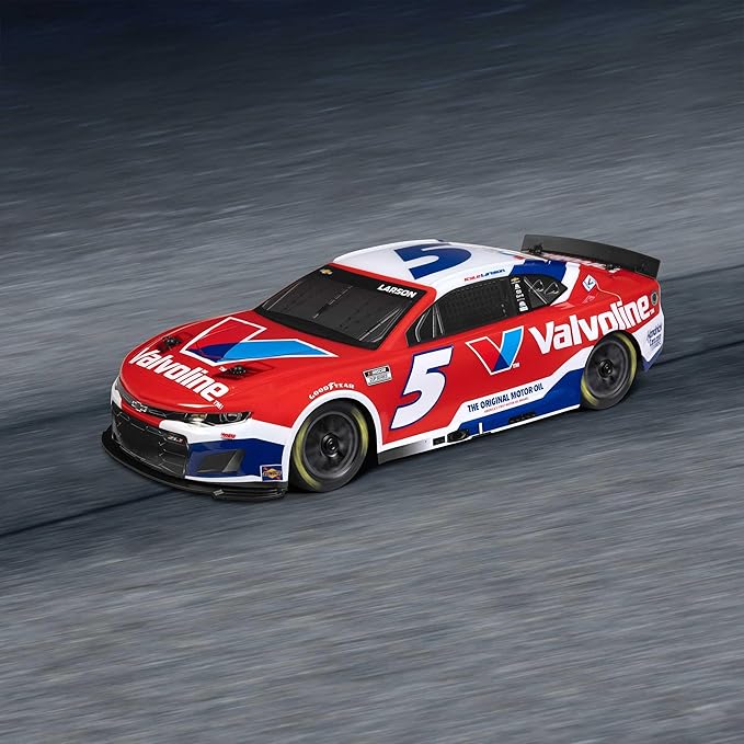 Losi 1/12 NASCAR RC Race Car Kyle Larson No. 5 2025 Valvoline Chevrolet ZL1 2S AWD RTR Brushed On-Road Battery &amp Charger Included Red LOS1122505