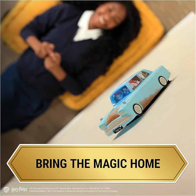 Wizarding World Harry Potter Weasley’s Flying Remote Control Car with Zero Gravity Technology Drives Indoors on Walls &amp Floors Kids Toys for Ages 6 and up