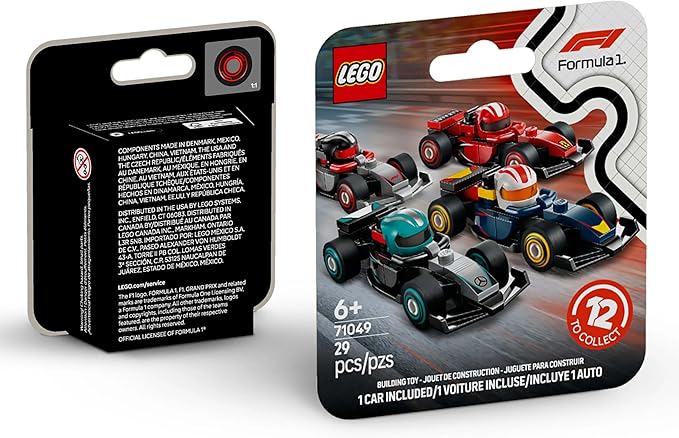 12-Pack F1 Race Cars - LEGO Collectibles