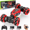 Spider RC Cars Toys with Body Tires Lights 2.4GHz Gesture Hand Control Car One-Button Deformation Fast 360°Rotation Toys Birthday Gifts for 7 8 9 10 Year Old Boys Age 6-12