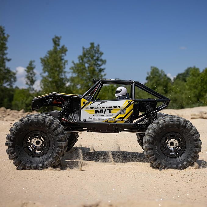 Axial RC Truck UTB18 Capra 4WS 1/18th 4x4 RTR (Comes with Everything Needed to Run) Yellow AXI-1750T2