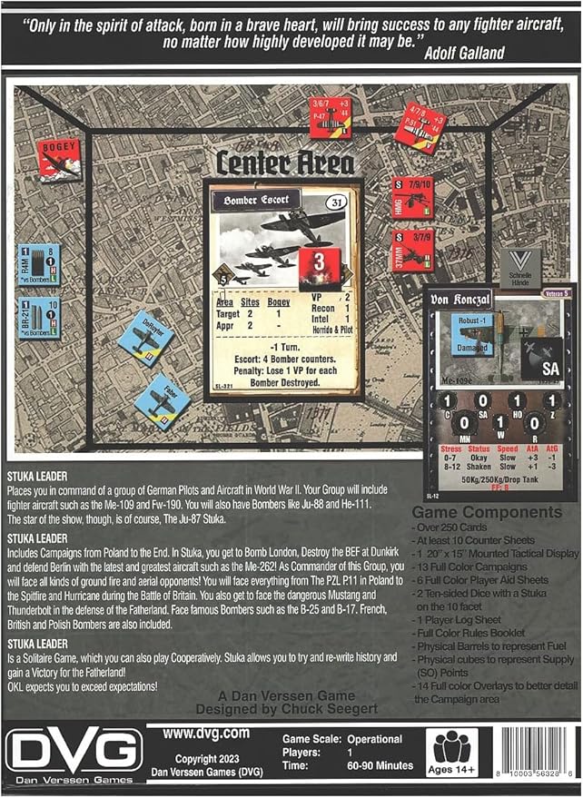 Dan Verssen Games Stuka Leader Board Game