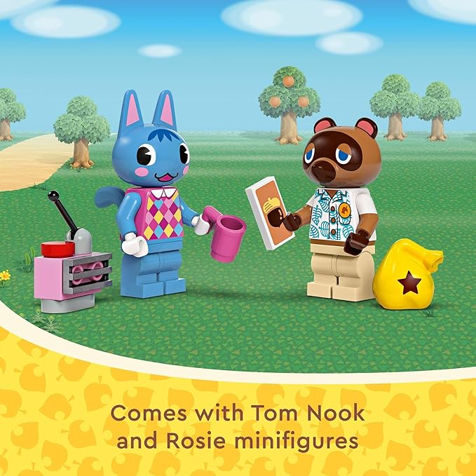 LEGO Animal Crossing Nook’s Cranny &amp Rosie's House Buildable Video Game Toy for Kids Includes 2 Animal Crossing Toy Figures Birthday Gift Idea for Girls and Boys Aged 7 and Up 77050