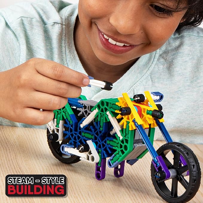 K'NEX - 100 Model Building Set ‚ 863 Pieces STEM Building Kid Construction Set‚ Ages 7+