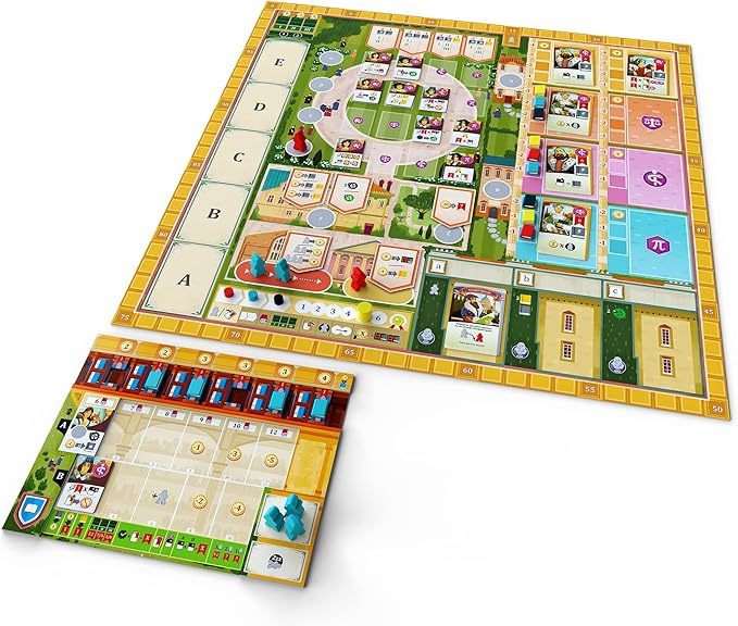 Plan B Games Alma Mater Board Game - Manage a 15th Century University! Strategic Resource Management and Recruitment Game for Kids &amp Adults Ages 14+ 2-4 Players 90-150 Minute Playtime