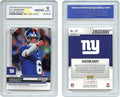 2025 NFL Panini Jaxson Dart NY Giants QB Official Rookie Card RC #137 - Graded GEM Mint 10