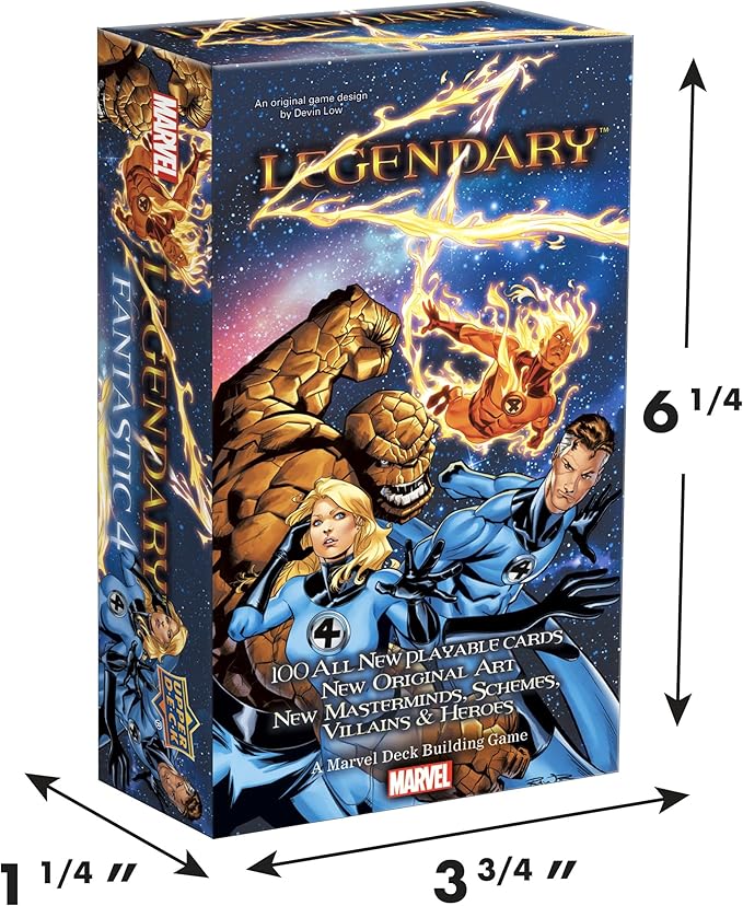 Legendary: A Marvel Deck Building Game: Fantastic Four Expansion (100 Cards)