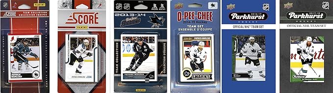 C&ampI Collectables NHL San Jose Sharks SHARKS617TS Men's Sports Related Trading Cards Brown One Size