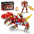 STEM 2 in1 Tyrannosaurus Dinosaur Building Kits Compatible with Dinosaur Set Transforming Mech Robot Building Sets for Adults Educational Gift Toy for Kids Boys 6-10 (504 PCS)