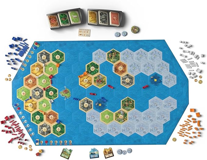 CATAN Explorers &amp Pirates Board Game Expansion (6th Edition) Embark on New Adventures Strategy Game for Kids &amp Adults Ages 12+ 3-4 Players 90 Minute Playtime Made by Catan Studio