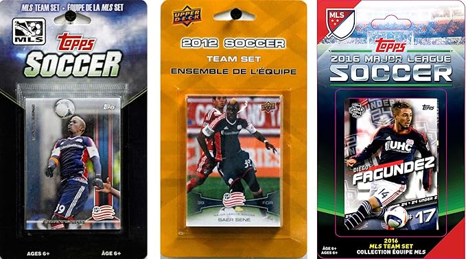 MLS 3 Different Trading Card Sets
