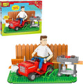 Brickcraft King of The Hill Hank Hill’s Backyard Building Kit (586-Piece Set) Hank Hill Figure Lawn Mower Grill &amp Cooler Animated TV Show Collectible Display Xmas Christmas