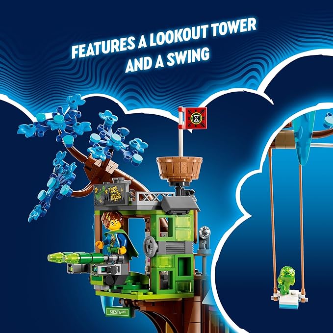 Lego DREAMZzz Fantastical Tree House 71461 Features 3 Detailed Rooms Building Toy for Kids Ages 9+ with Big Imaginations Includes Mrs. Castillo Izzie Mateo and The Night Hunter Minifigures
