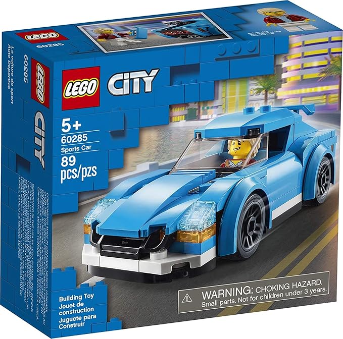 LEGO City Sports Car 60285 Building Kit Playset for Kids New 2021 (89 Pieces)