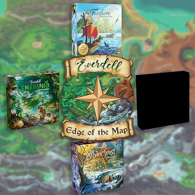 Everdell Farshore Essentials Edition | Standalone Strategy Tabletop Game with Fresh Mechanics | Explore The Northern Shores of Everdell | 2–4 Players | Age 10+ | Fantasy Tabletop Game