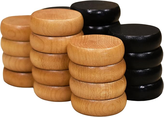 The Royal Red - Tournament Style Crokinole Board Game Set (Meets NCA Standards)