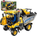 Reobrix Grape Harvester RC Tractor Building Set City Construction Vehicle Set 22026 Farm Technic Truck Model Kit for Adults Collection Decor or Gift for Adult and Machinery Lovers