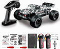 1:12 4WD RC Monster Truck Brushless Motor 70+km/h High Speed Double 3S Li-Po Battery with Balance Charger Waterproof All-Terrain Hobby Grade Remote Control Car for Adults