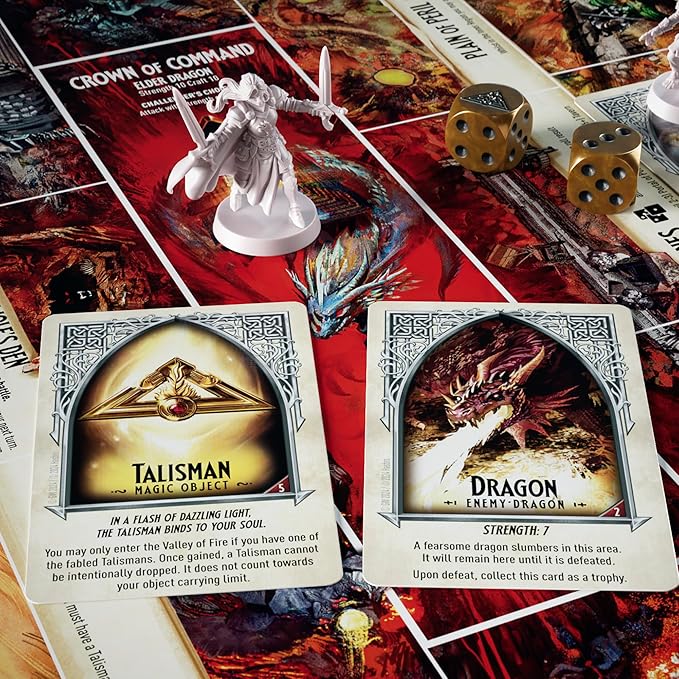 Avalon Hill Talisman: The Magical Quest Board Game 5th Edition | Fantasy Tabletop Adventure Games | Ages 12 and Up | 2 to 6 Players | Roleplaying Strategy Games