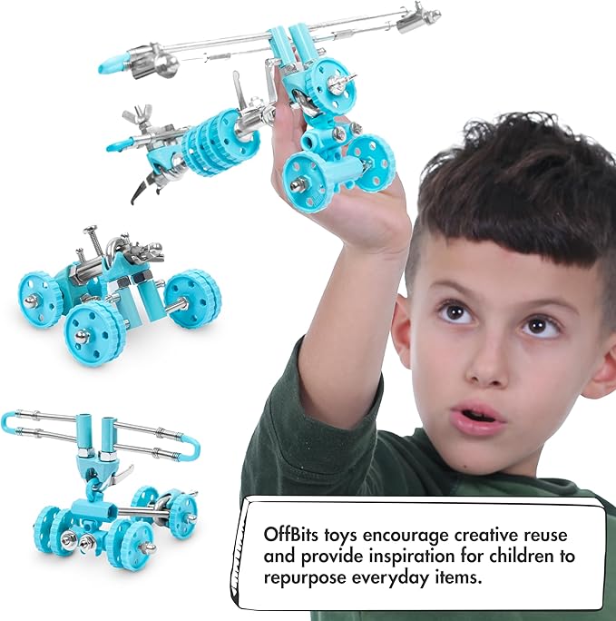 The Off Bits AirBit – Build Your Own Airplane! STEM Building Kit for Creative Kids 8-12 &amp Curious Adults Fun Educational Gift for Boys &amp Girls