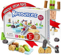 Taksa Toys Educational Building Blocks for Kids Ages 3 4 5 6 7+ Years Old Reggio Emilia Stem Toys Montessori Toys for Girls Boys Unique Preschool Learning &amp Stacking Resources Gift Pack 72 Pcs