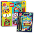 Klutz Lego Gear Bots Science Building Kit Invisible Ink Activity Book 62 Elements to Make 8 Different Versions of Moving Machines