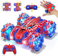 Spider Gesture Sensing Remote Control Car Double Sided RC Cars with Full-Body Light 2.4GHz Hand Controlled Rechargeable RC Stunt Car Toys for Boys 4 5 6 7 8 9 10 11 12