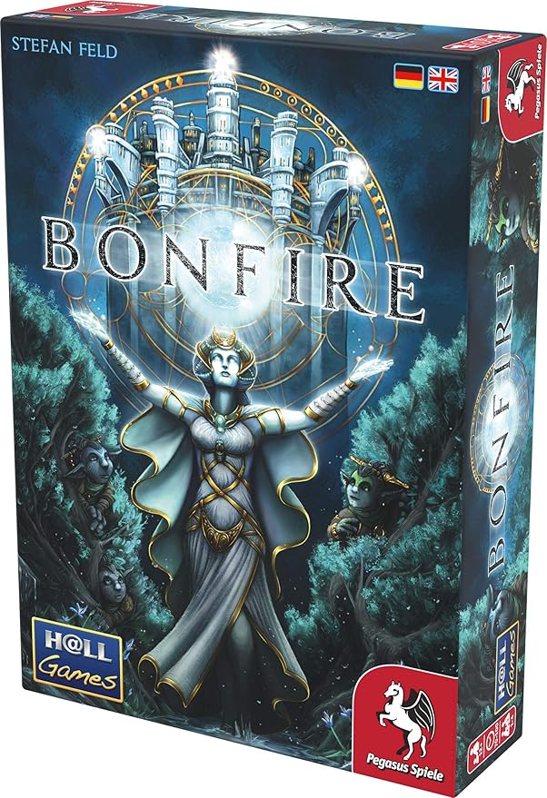 Bonfire – Board Game by Pegasus Spiele 1-4 Players – Board Games for Family – 70-100 Minutes of Gameplay – Games for Family Game Night – Kids and Adults Ages 12+ - English Version