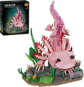 Lusinus Axolotl Toy Building Set Pink Axolotl Animal Building Toy for Teens &amp Adults Axolotl Toys Birthday Gift for Boys and Girls Ages 6+