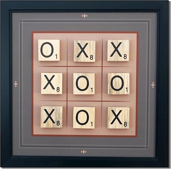 Magnetic Canvas Game Set. Chess/Checkers/Backgammon/TIC TAC Toe. Decrotive Game Sets use an mounting System That Gives Easy Access to Them. (Modern)