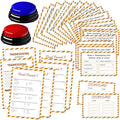Thanksgiving Day Friendly Feud Game with 2 Answer Buzzers Fall Holiday Feud Cards Family Game Night Fun Trivia Quiz for Friendsgiving Party Office Adults Class Groups Team Building
