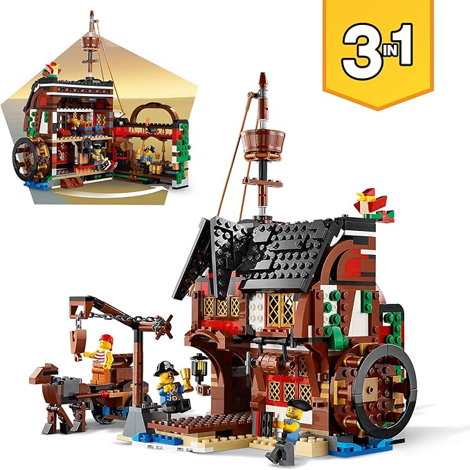 Lego® Creator 3in1 Pirate Ship 31109 Building PlaysetPirates and Model Ships