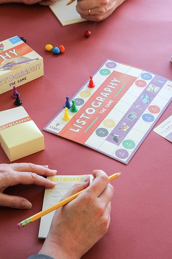 Listography: The Game: May The Best List Win! (Board Games Games for Adults Adult Board Games)