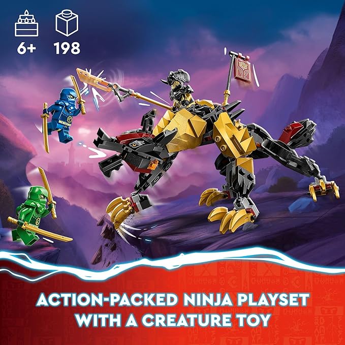 LEGO NINJAGO Imperium Dragon Hunter Hound 71790 Building Set Featuring Monster and Dragon Toys and 3 Minifigures Great Ninja Toys for Kids Ages 6+ Who Love to Play Out Ninja Stories