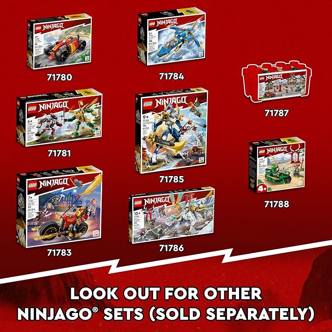 LEGO NINJAGO Cole’s Earth Dragon EVO 71782 Upgradable Action Toy Figure for Boys and Girls with Battle Scorpion Creature and 2 Minifigures 2023 Playset