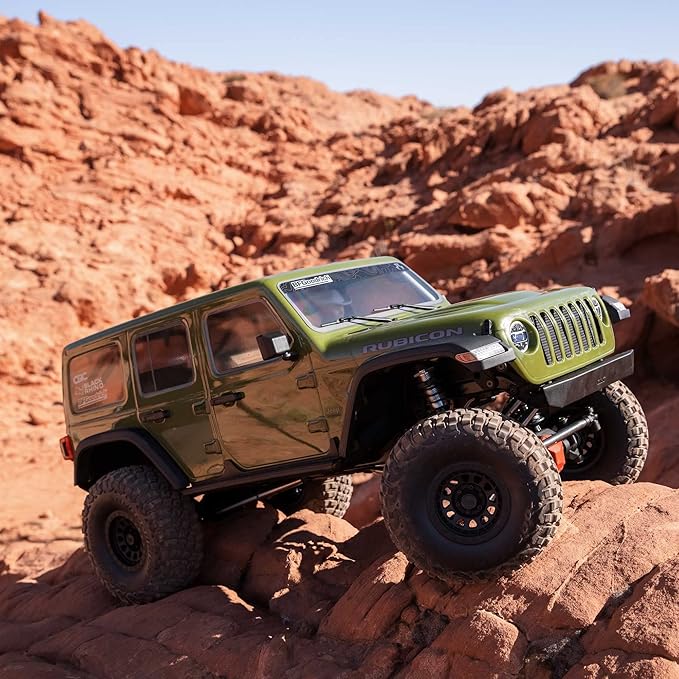 Axial RC Truck 1/6 SCX6 Jeep JLU Wrangler 4WD Rock Crawler RTR (Batteries and Charger Not Included): Green AXI05000T1