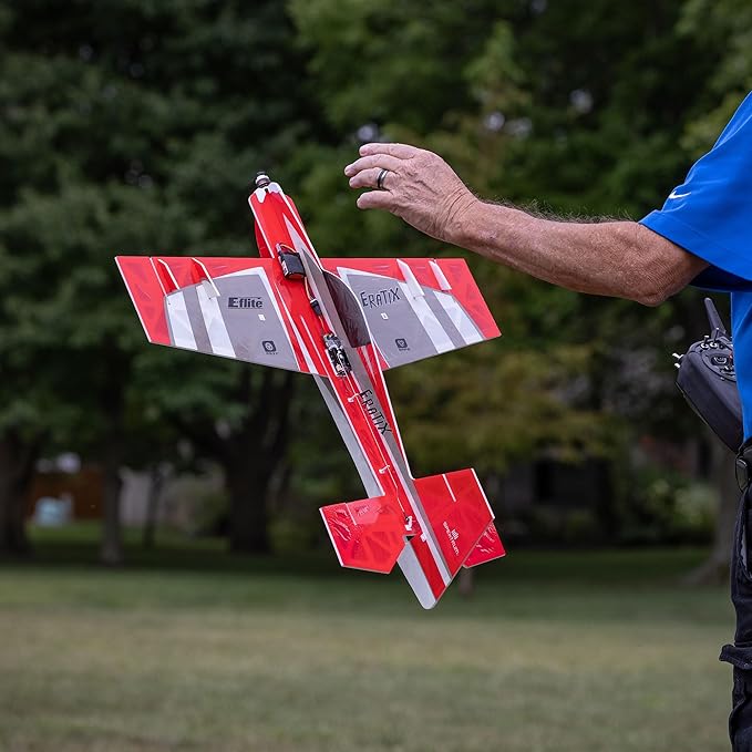 E-flite RC Airplane UMX Eratix 3D FF (Flat Foamy) 450mm BNF-Basic (Transmitter Battery and Charger Not Included) and Safe EFLU02050