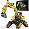 Mould King Crawler Excavator Building Sets 17076 Engineering Excavator Kits MOC Model Toys Birthday Gifts for Adults and Teens 14+ Construction Vehicle Set for Excavator Fans (840 Pcs)